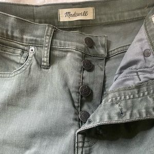 Madewell green jeans!